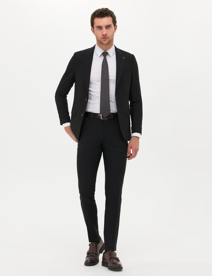 Siyah Ex. Slim Fit Takım Elbise