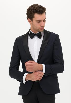 Lacivert Ekstra Slim Fit Ceket
