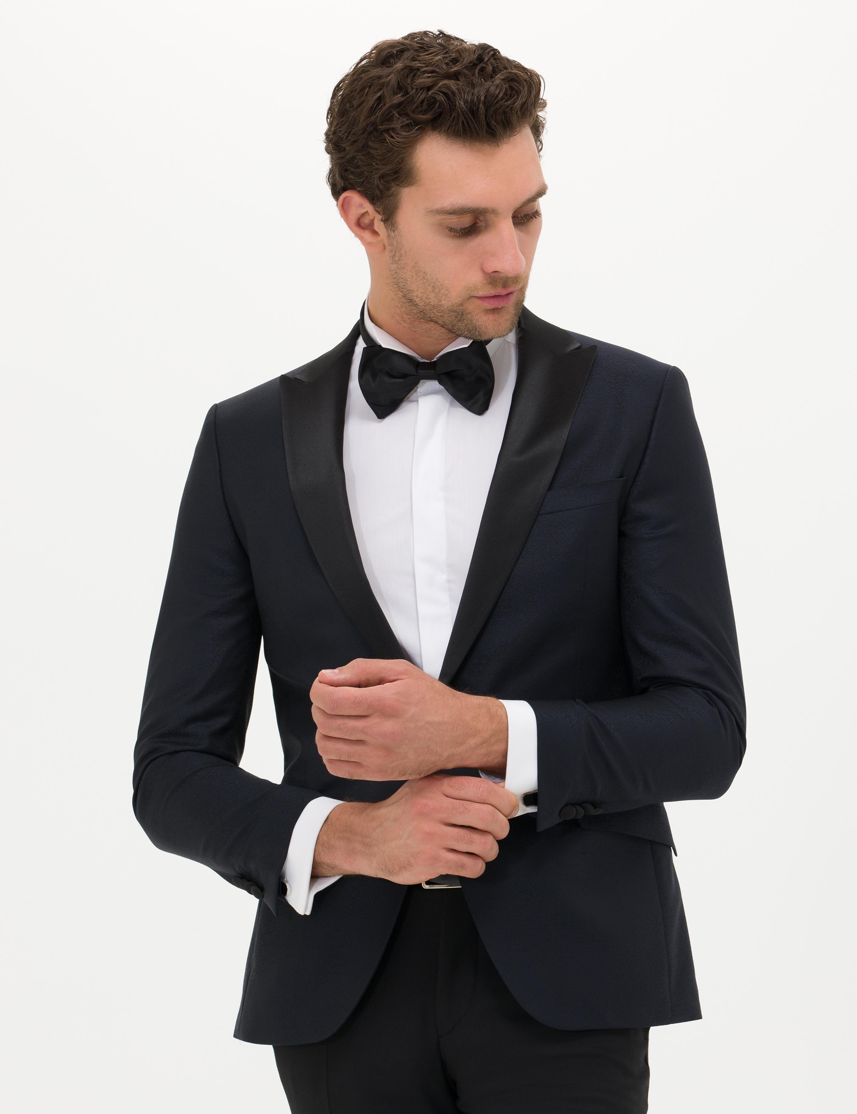 Lacivert Ekstra Slim Fit Ceket - 50220738002