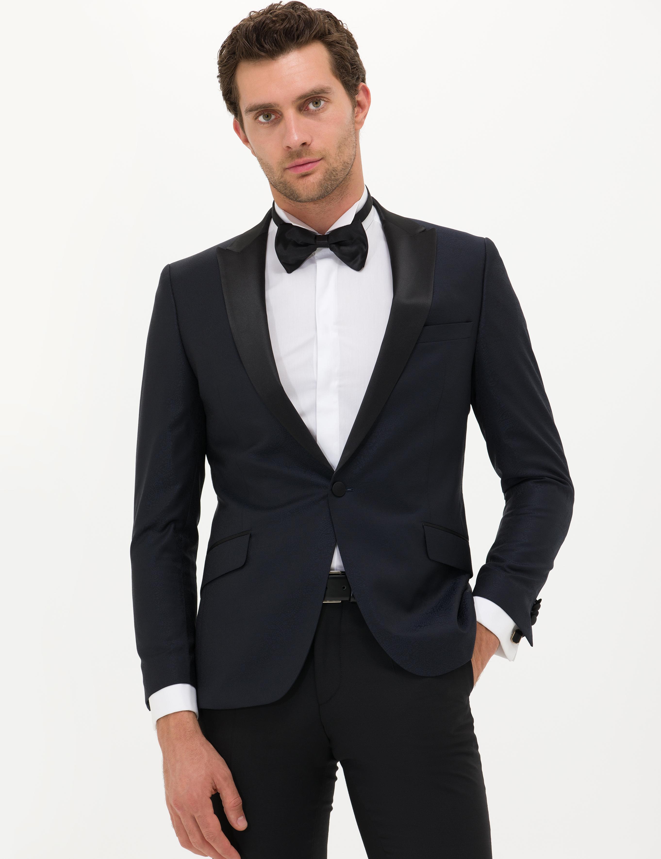 Lacivert Ekstra Slim Fit Ceket - 50220738002