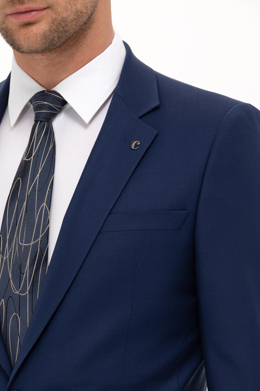 Açık Lacivert Slim Fit Ceket - 50258857083