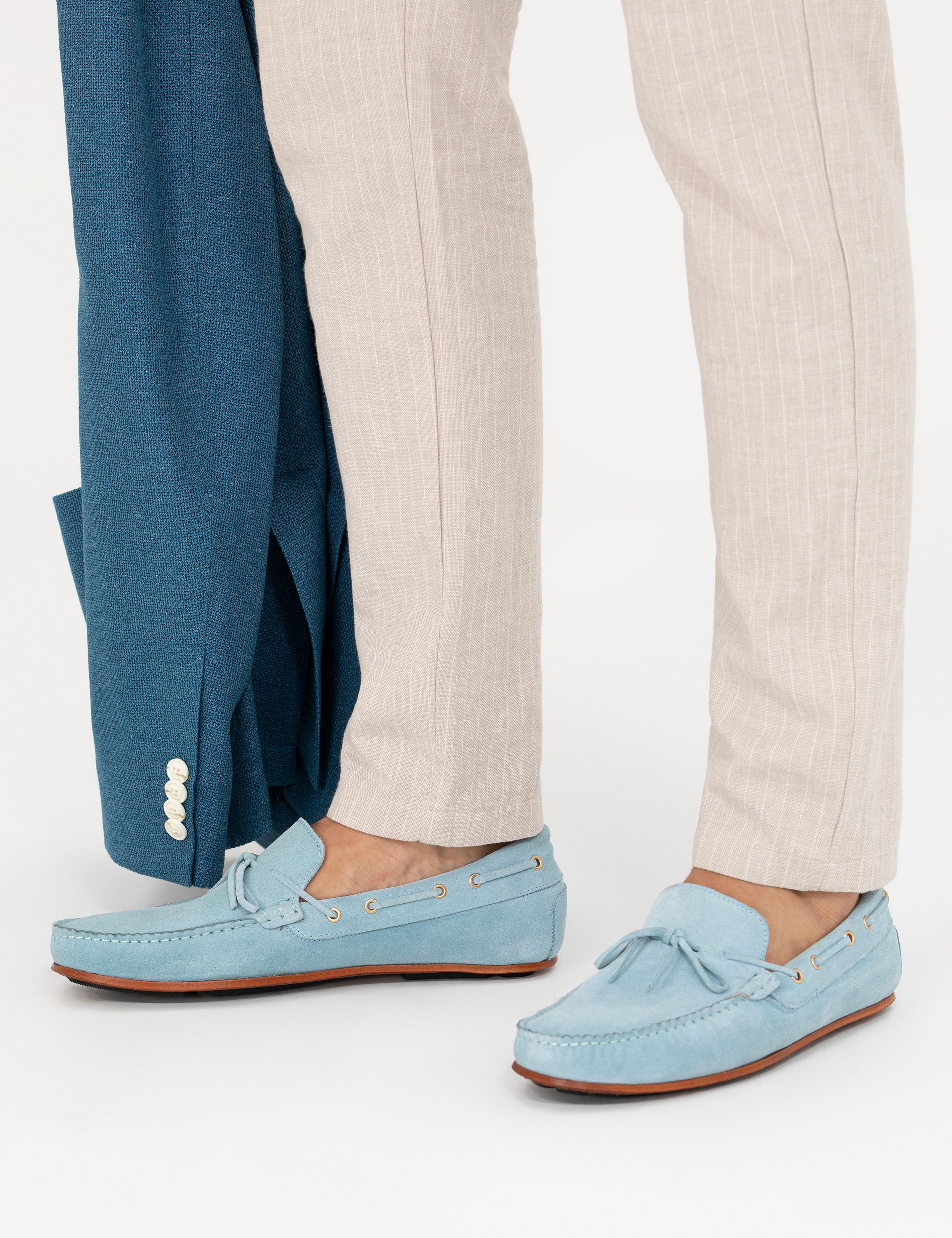 Açık Mavi Loafer Ayakkabı - 50268410009