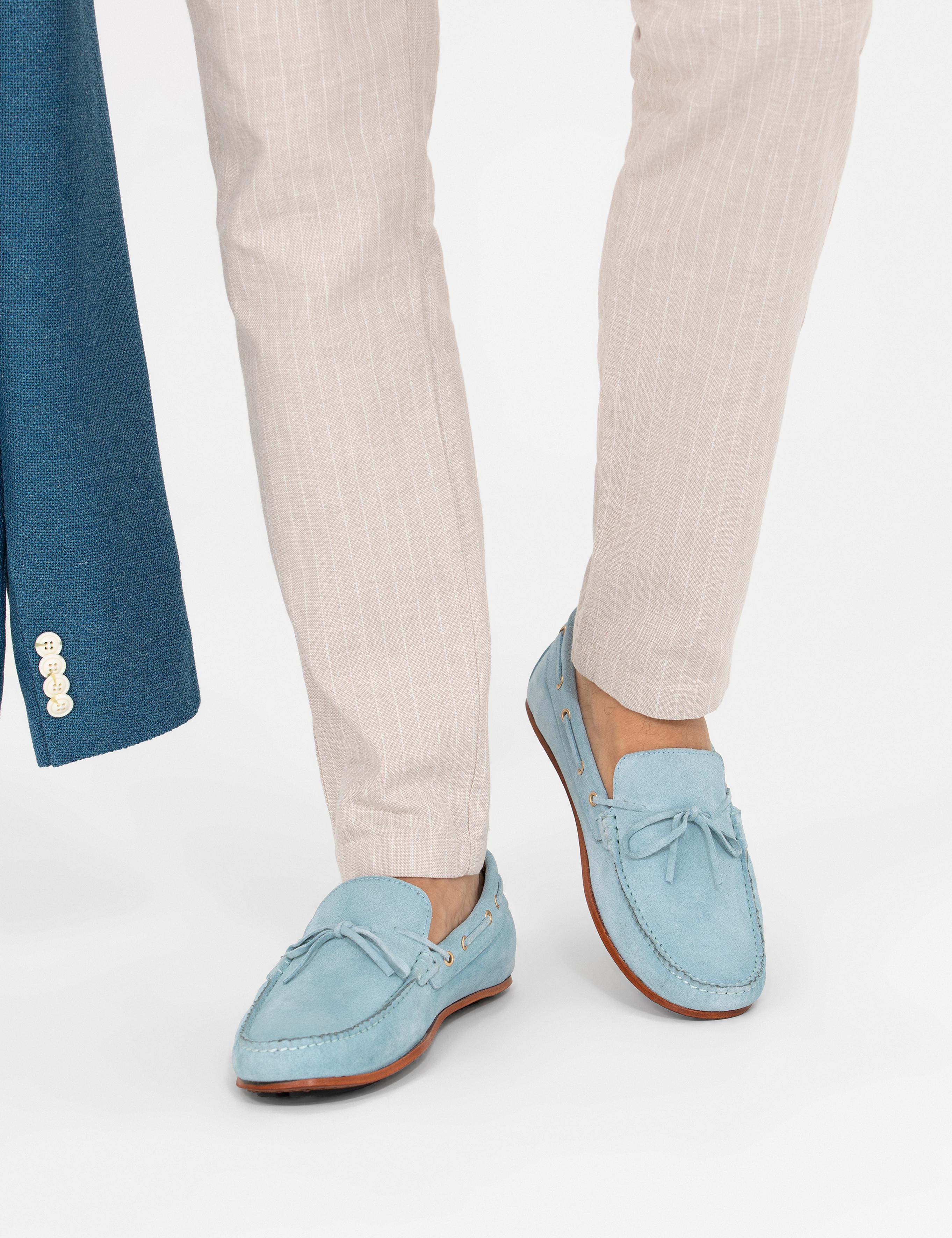 Açık Mavi Loafer Ayakkabı - 50268410009