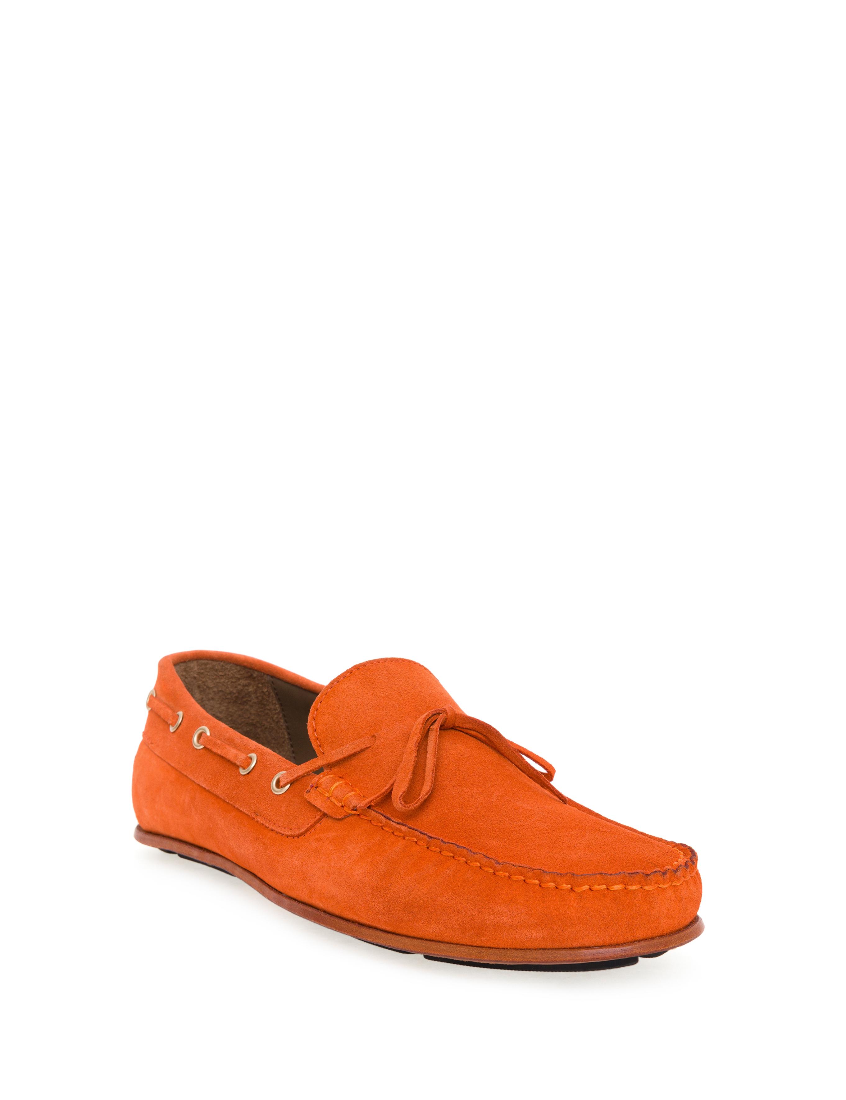 Turuncu Kösele Taban %100 Deri Loafer Ayakkabı - 50268410017