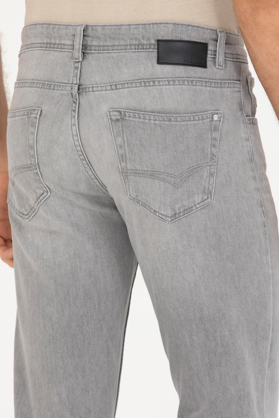 Gri Slim Fit Jean Pantolon - 50266501057