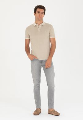 Gri Slim Fit Jean Pantolon