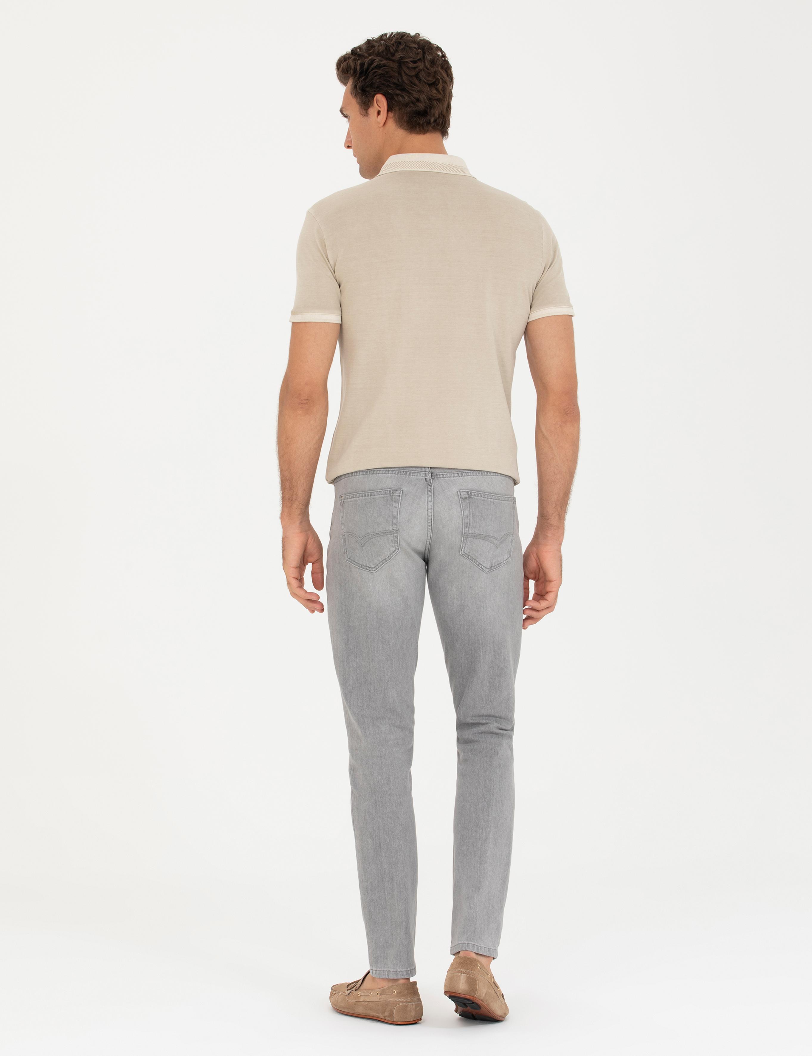 Gri Slim Fit Jean Pantolon - 50266501057