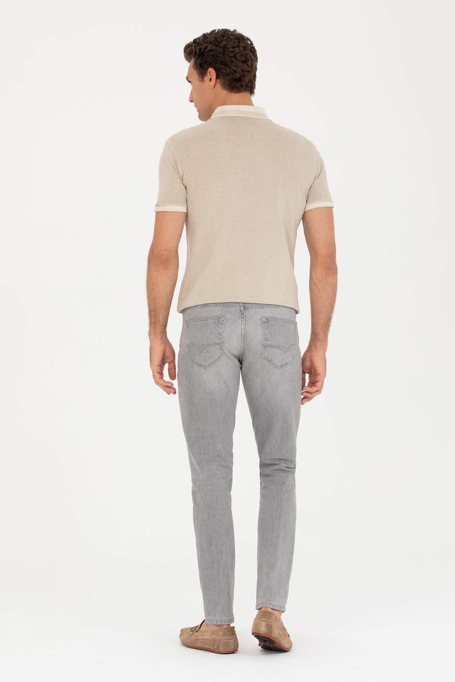 Gri Slim Fit Jean Pantolon - 50266501057