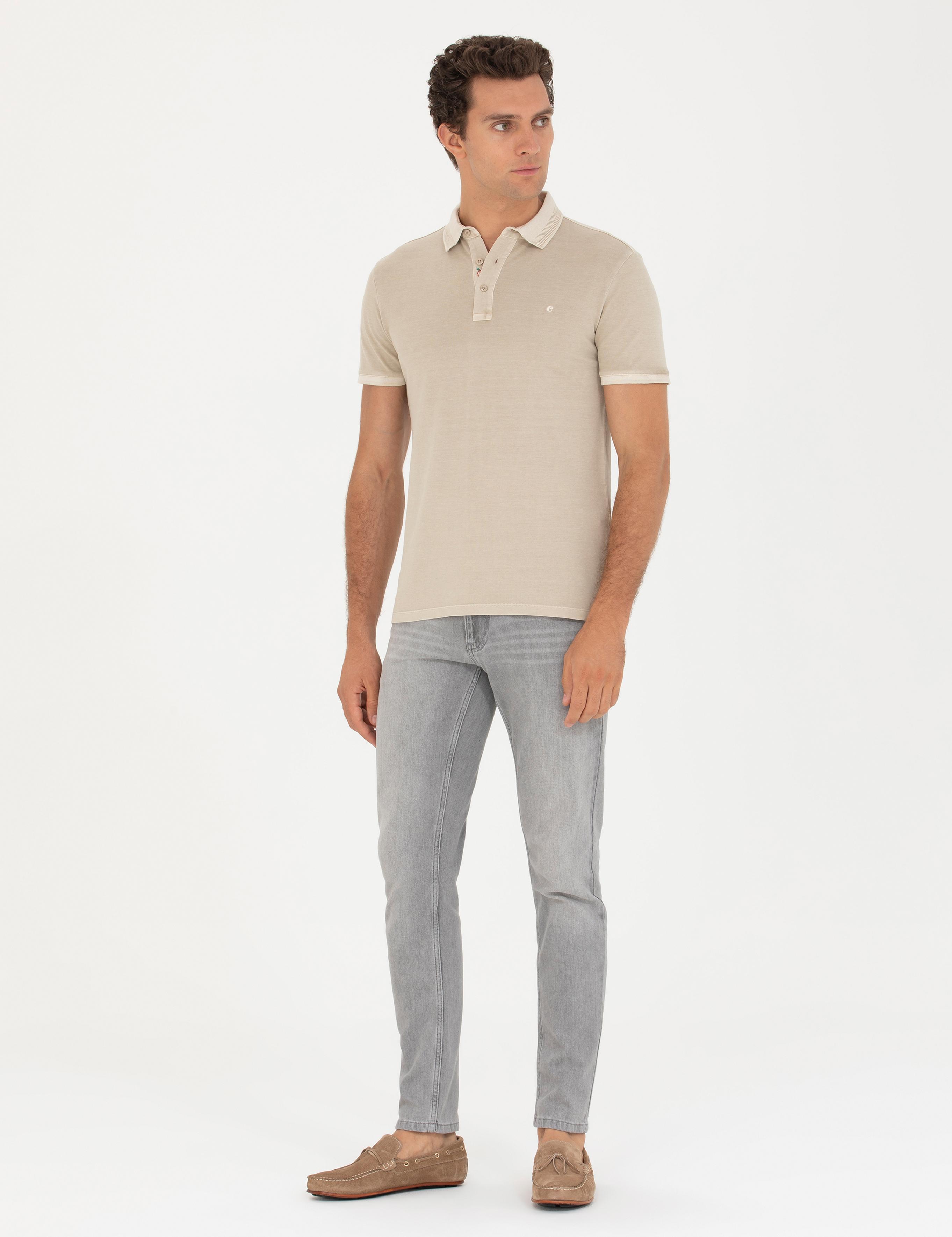 Gri Slim Fit Jean Pantolon - 50266501057
