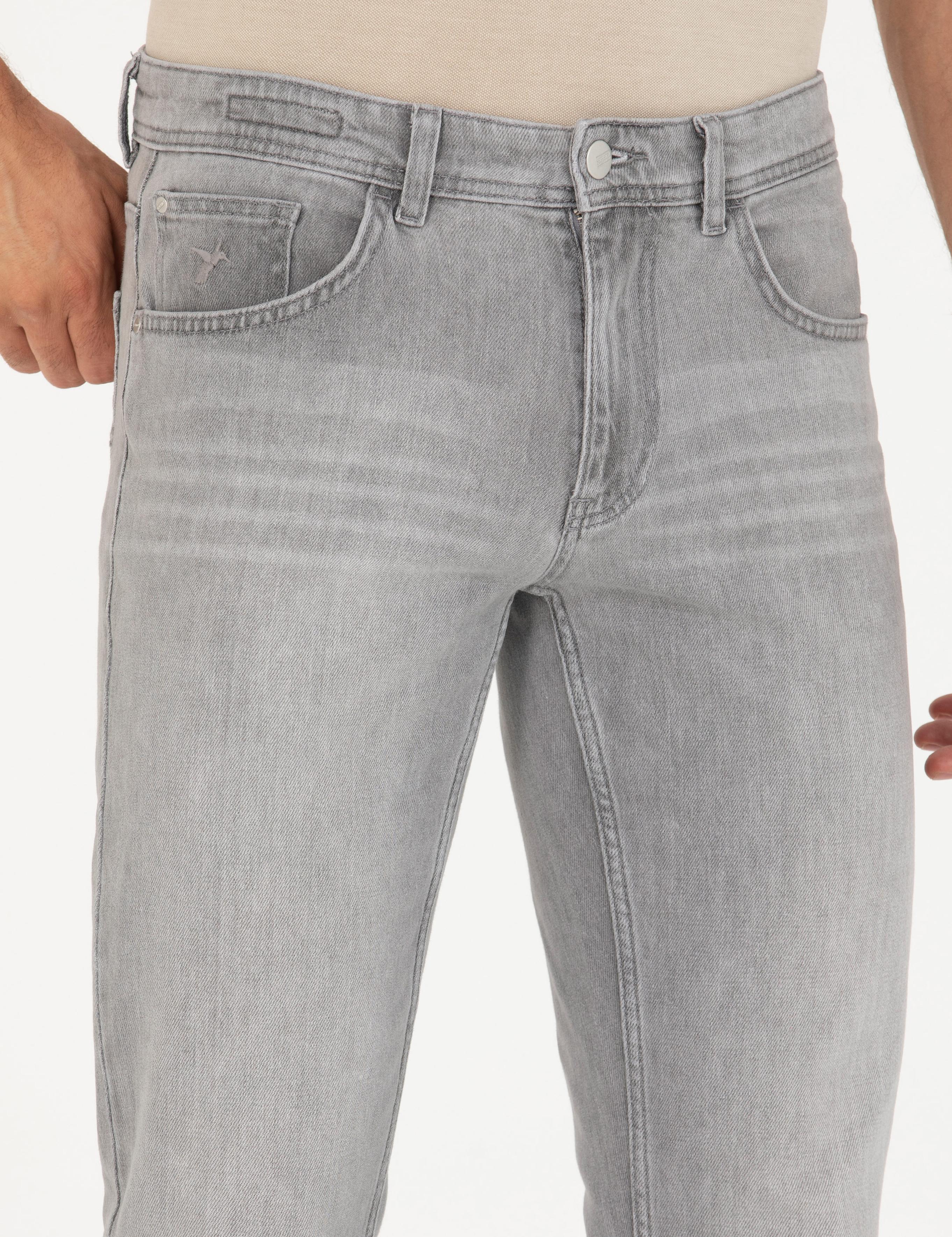 Gri Slim Fit Jean Pantolon - 50266501057