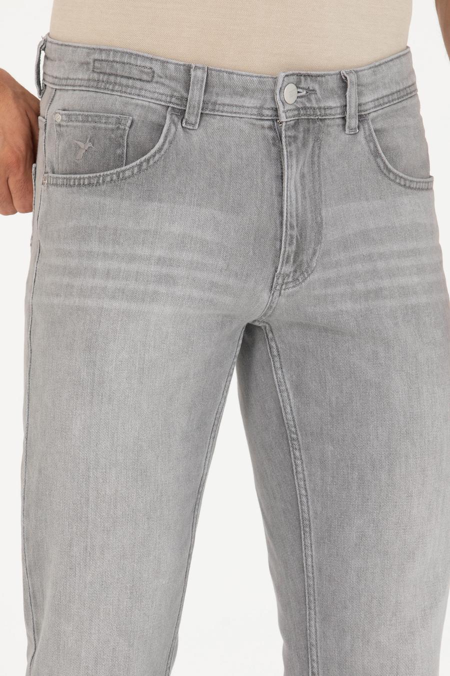 Gri Slim Fit Jean Pantolon - 50266501057