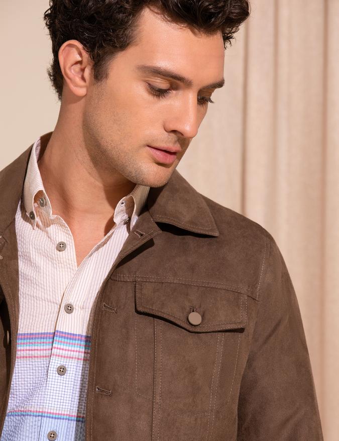 Mavi Slim Fit Uzun Kollu Gömlek