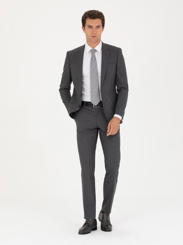 Füme Slim Fit Kumaş Pantolon