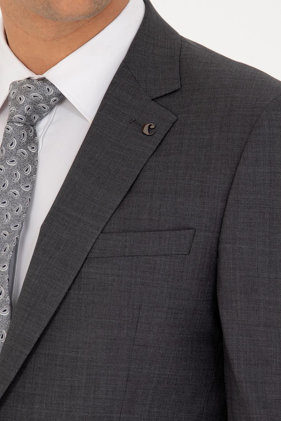 Füme Slim Fit Ceket - 50267713146