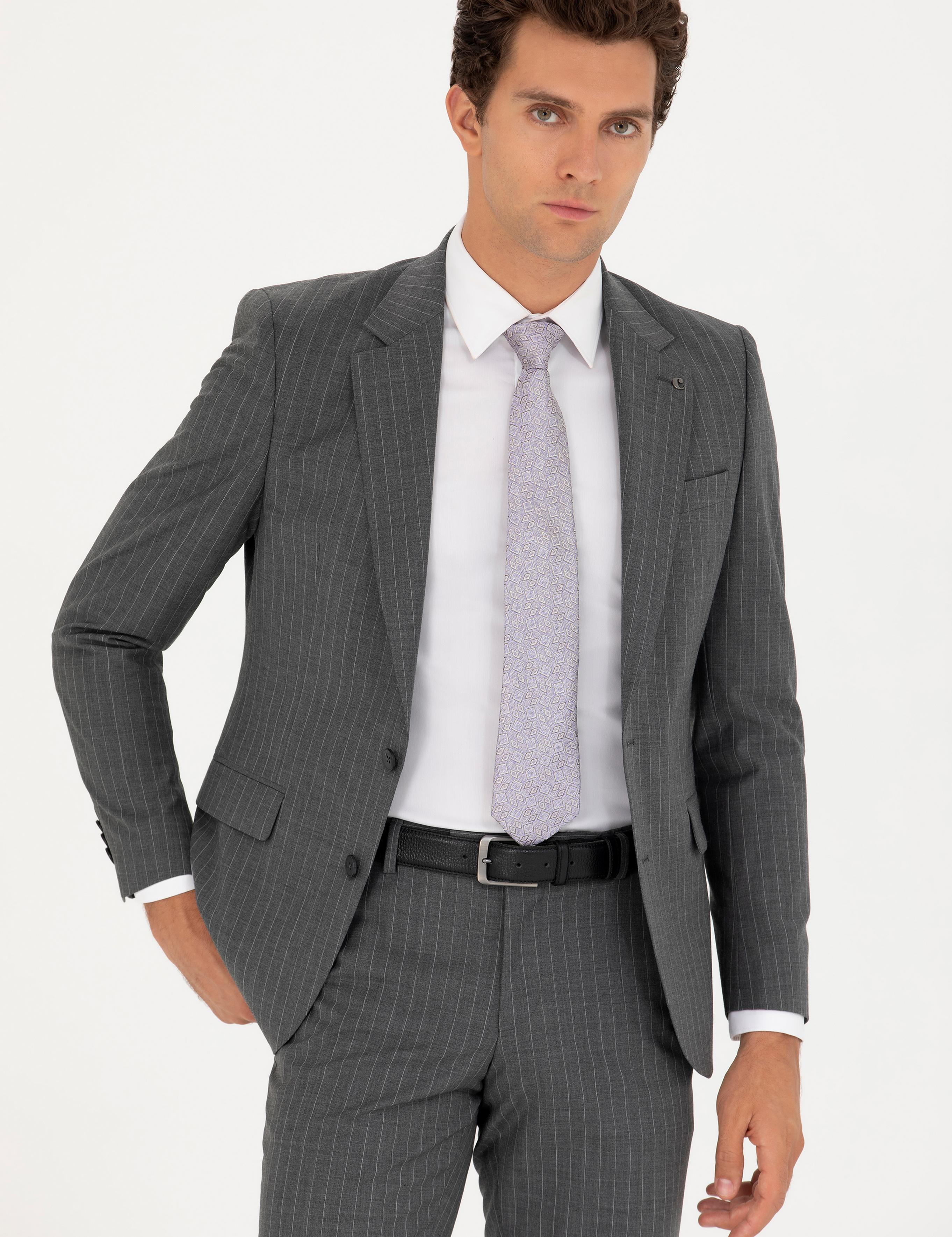 Antrasit Slim Fit Takım Elbise - 50265092005
