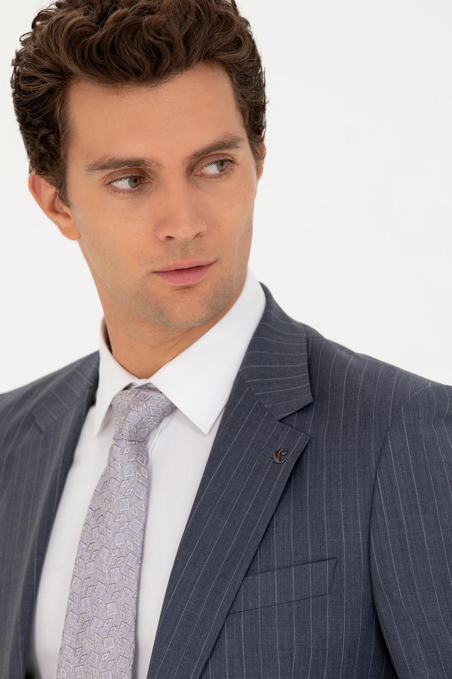 İndigo Slim Fit Takım Elbise - 50265092038