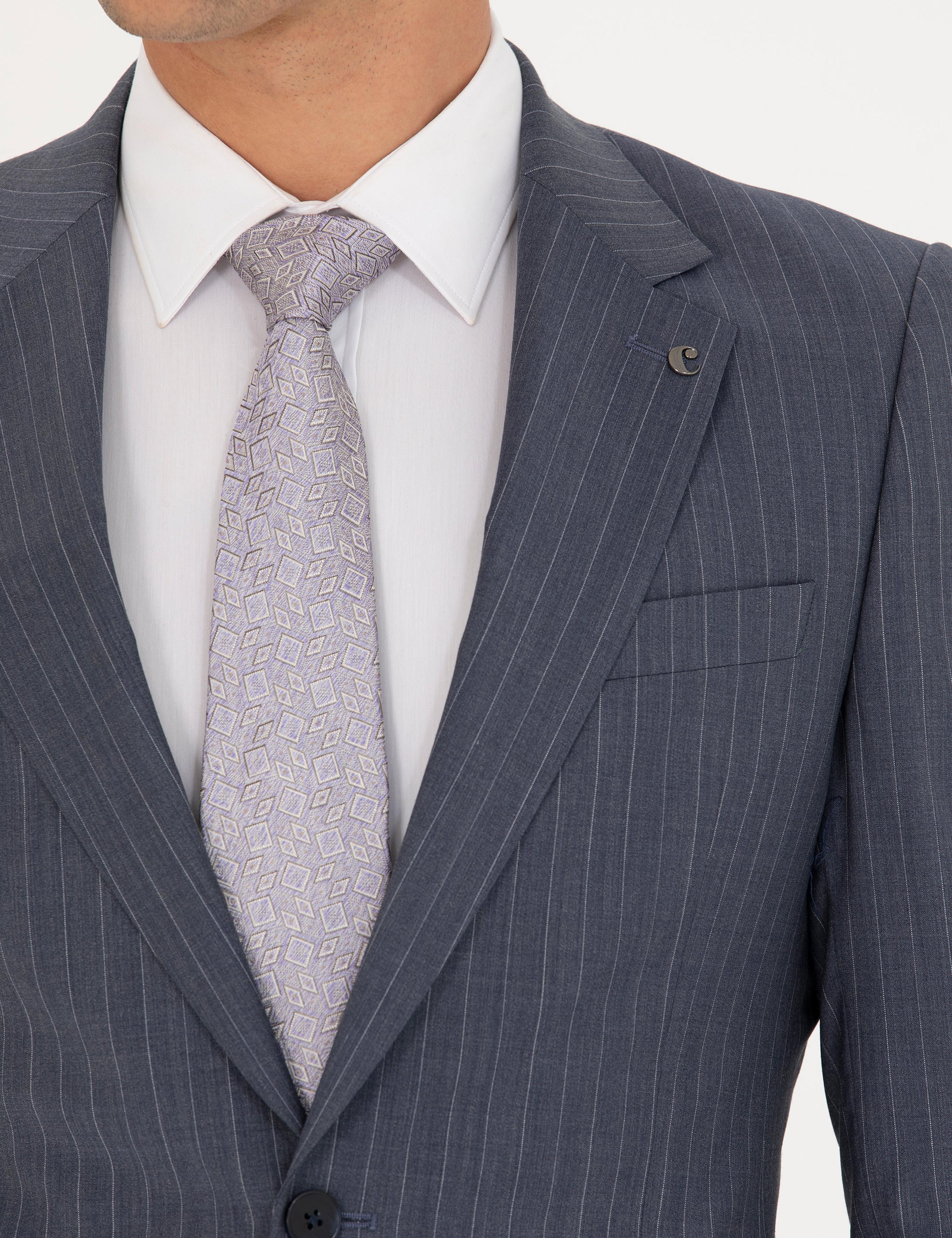 İndigo Slim Fit Takım Elbise - 50265092038