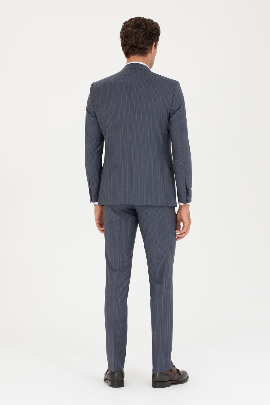 İndigo Slim Fit Takım Elbise - 50265092038
