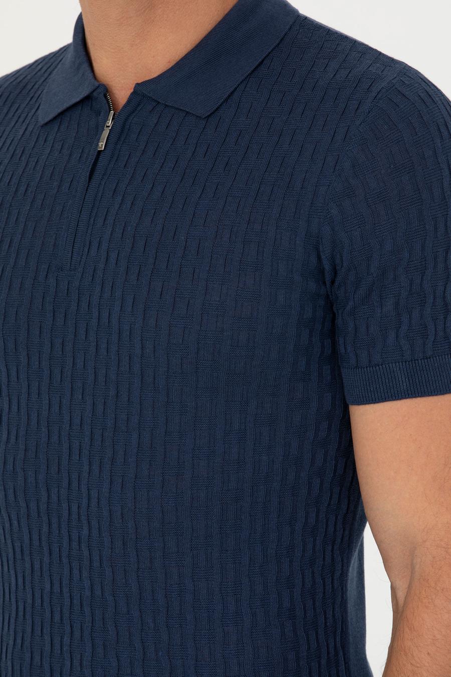 İndigo Slim Fit Polo Yaka Triko T-Shirt - 50265894068