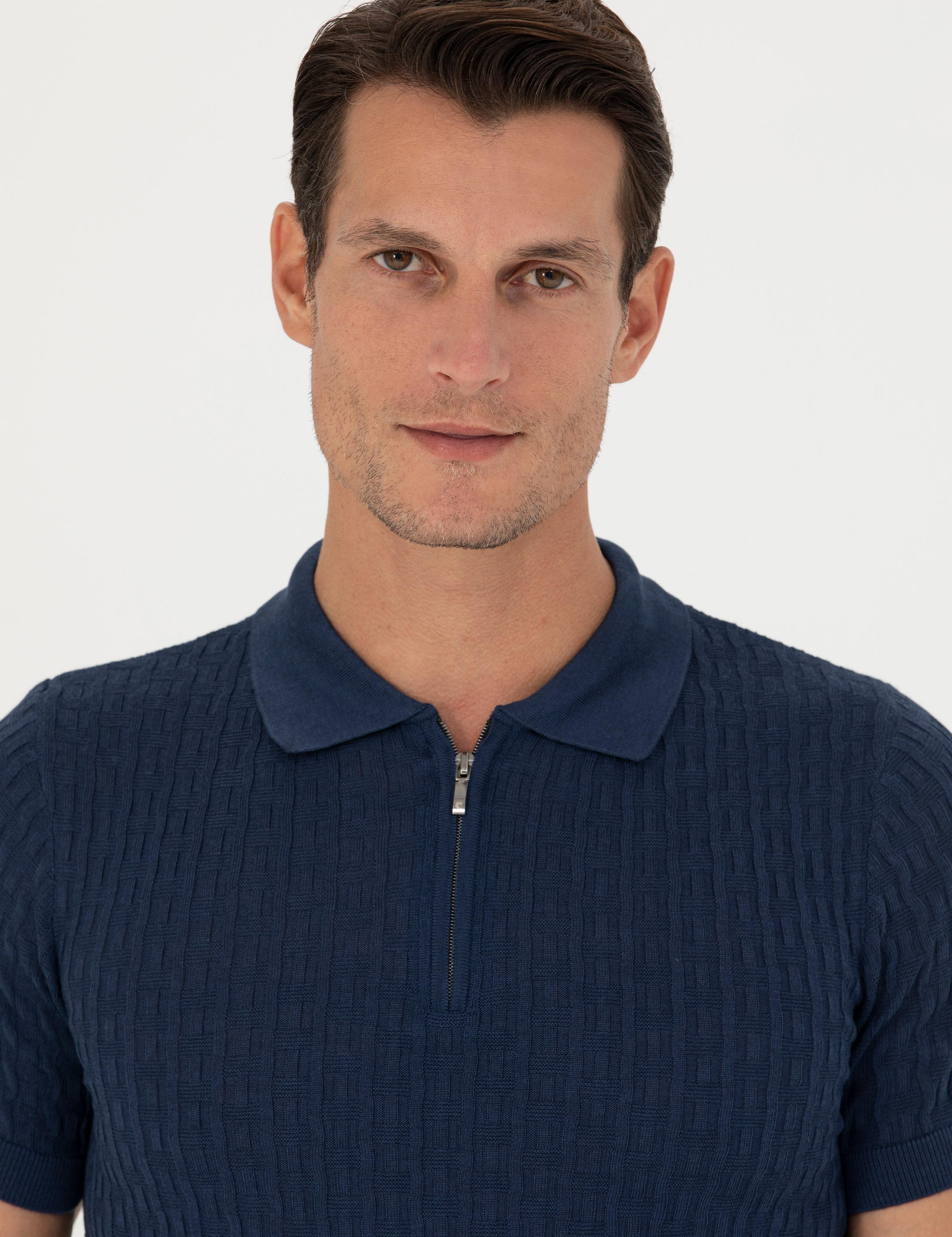 İndigo Slim Fit Polo Yaka Triko T-Shirt - 50265894068