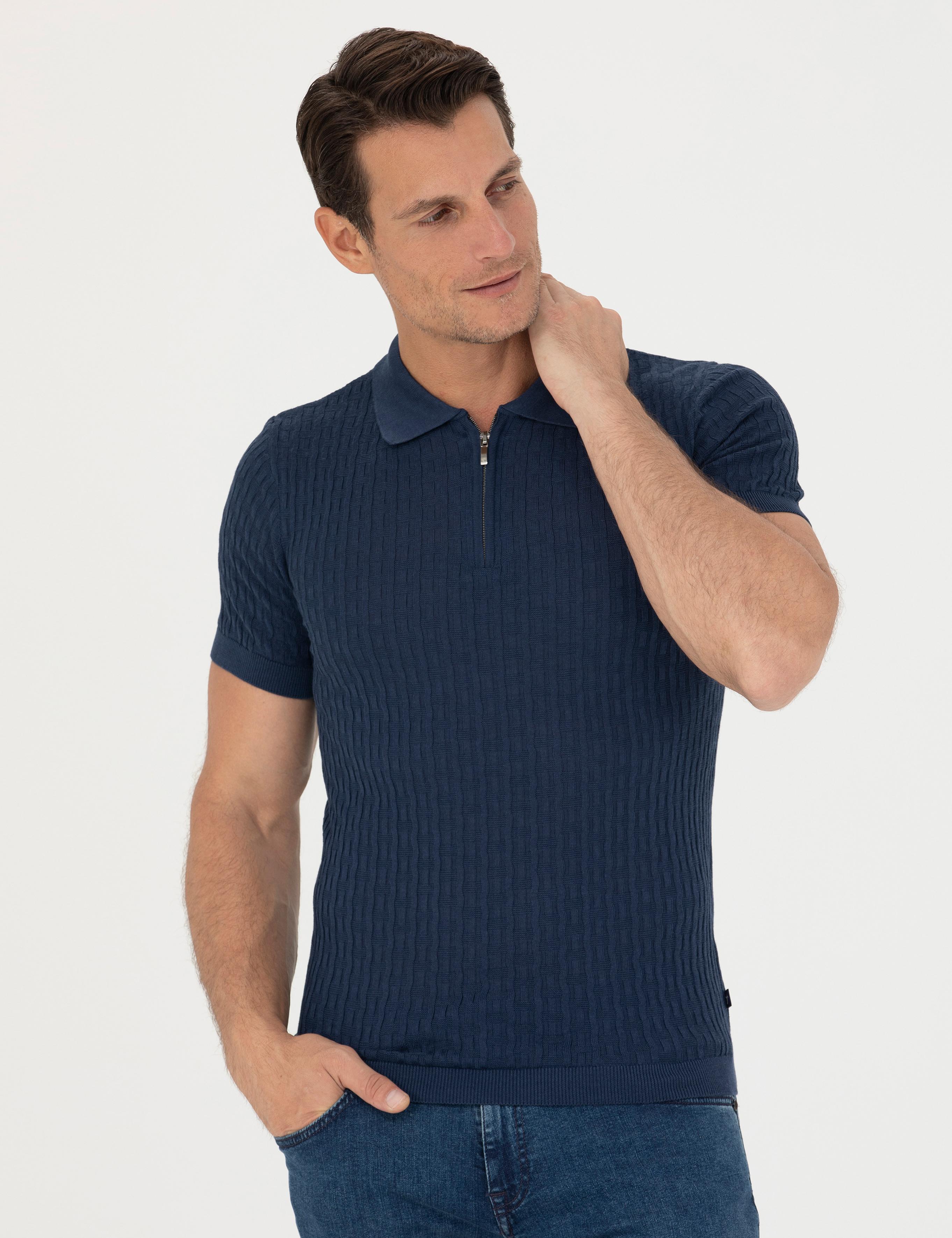 İndigo Slim Fit Polo Yaka Triko T-Shirt - 50265894068