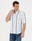 Mavi Slim Fit %100 Keten Gömlek