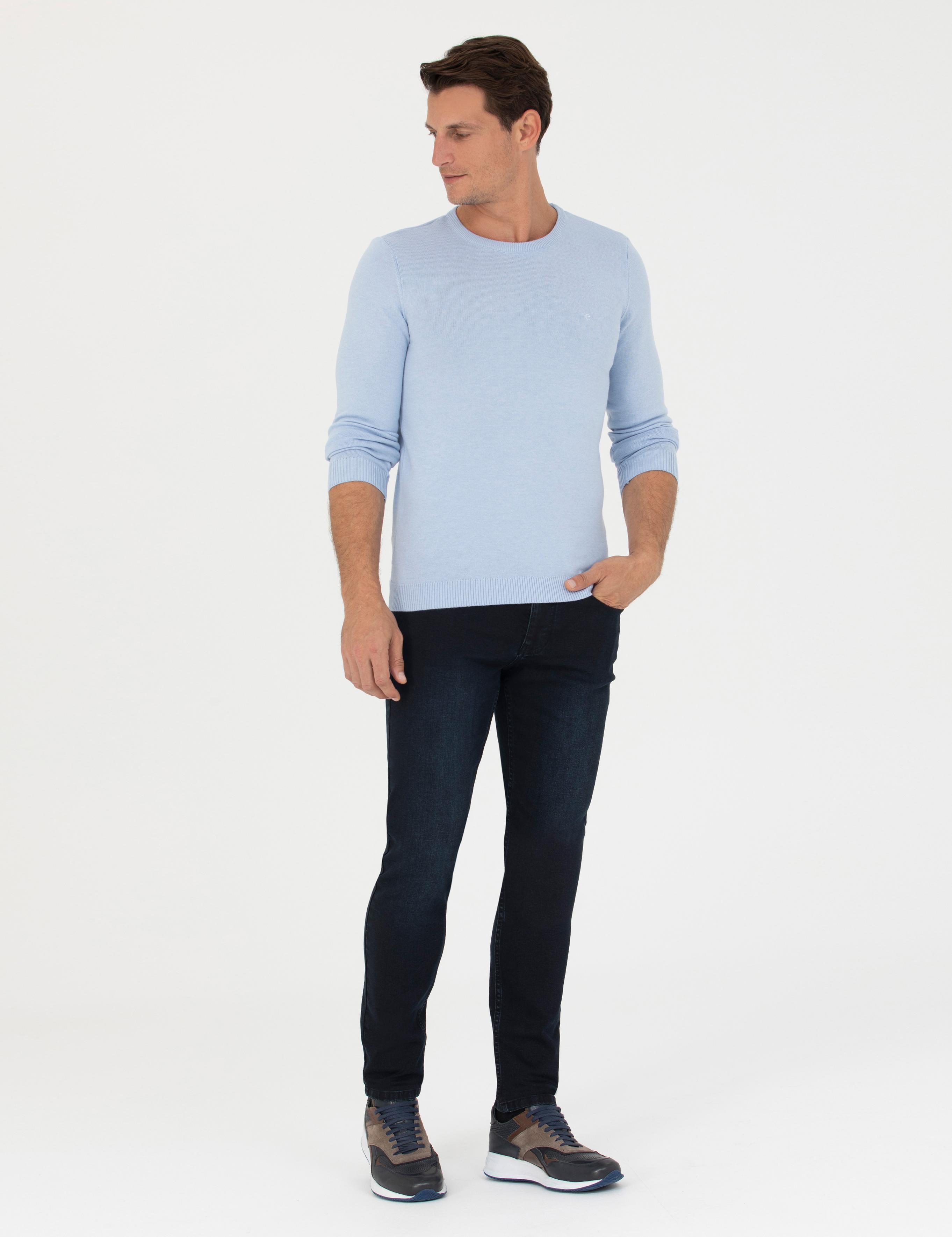 Mavi Slim Fit Bisiklet Yaka Triko Kazak - 50270175131