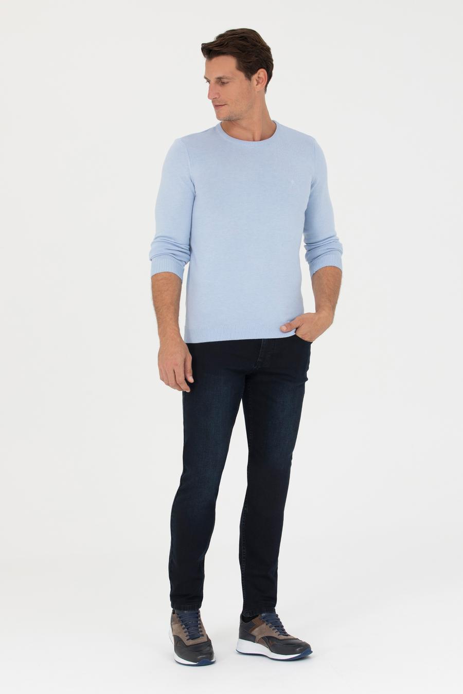 Mavi Slim Fit Bisiklet Yaka Triko Kazak - 50270175131