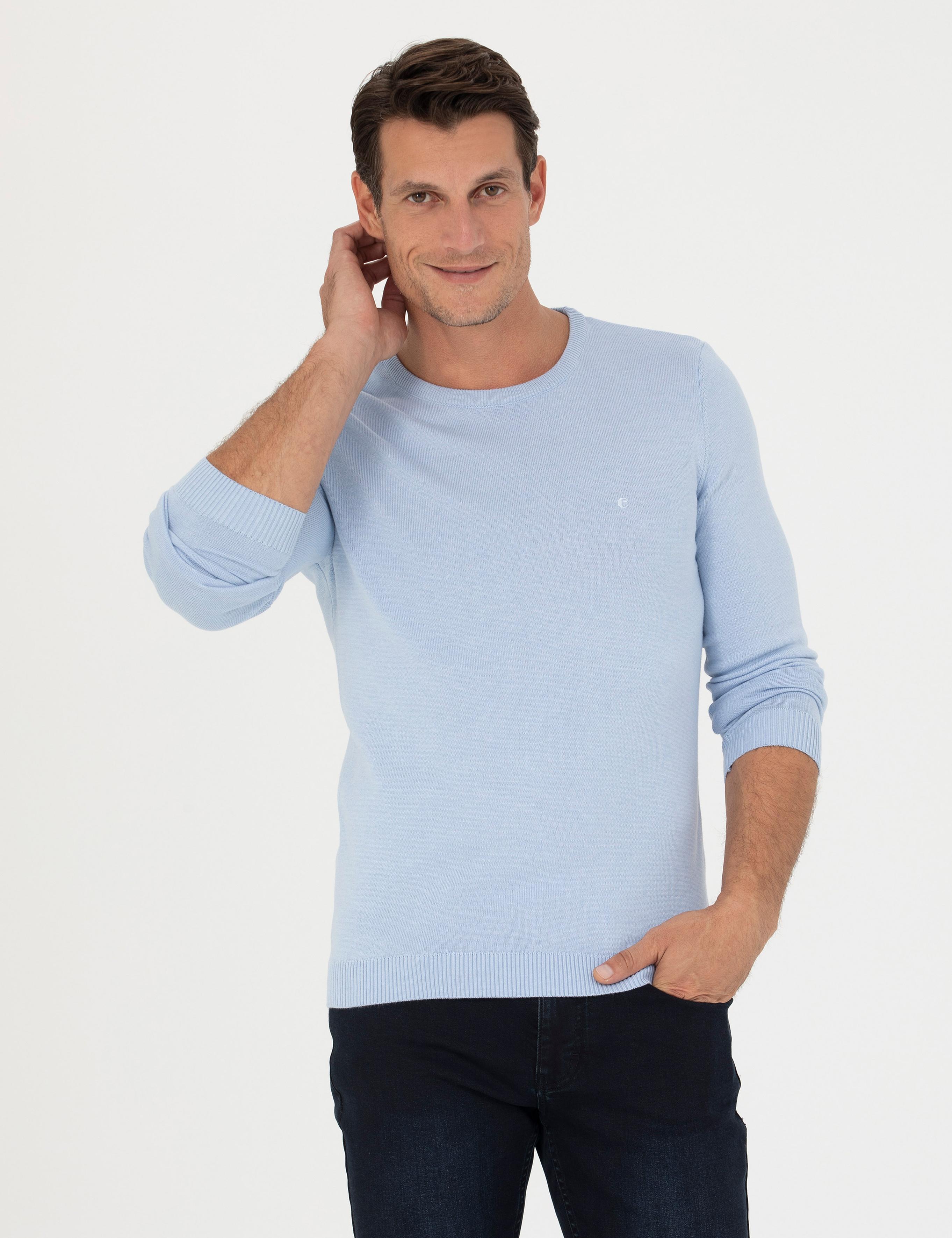 Mavi Slim Fit Bisiklet Yaka Triko Kazak - 50270175131