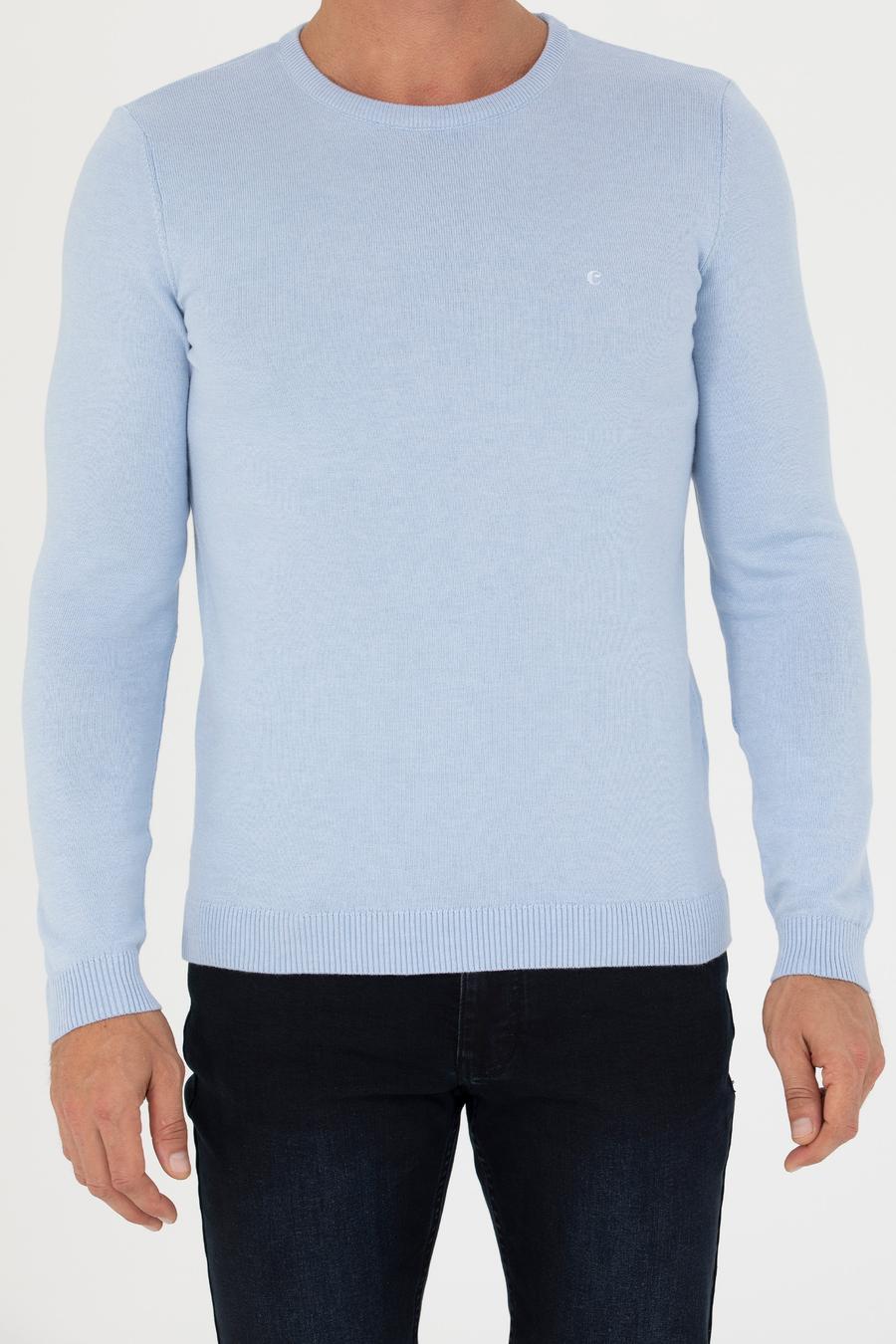 Mavi Slim Fit Bisiklet Yaka Triko Kazak - 50270175131