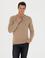 Camel Slim Fit Bisiklet Yaka Triko Kazak