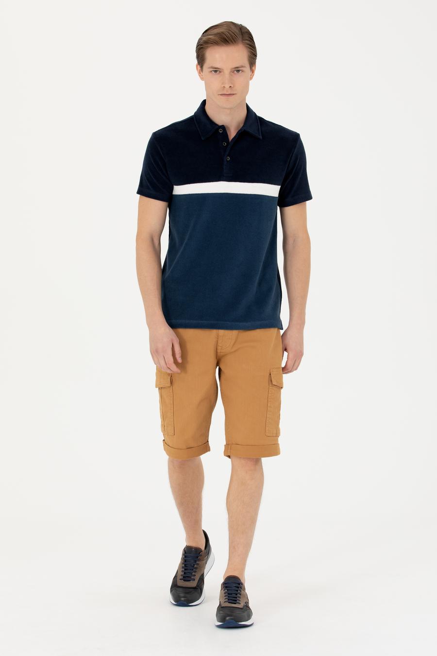 Camel Slim Fit Jean Bermuda Şort - 50269605028