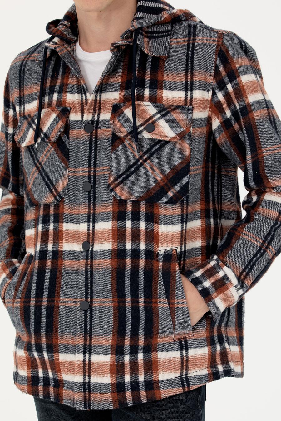 Lacivert Comfort Fit Uzun Kollu Gömlek - 50257647021