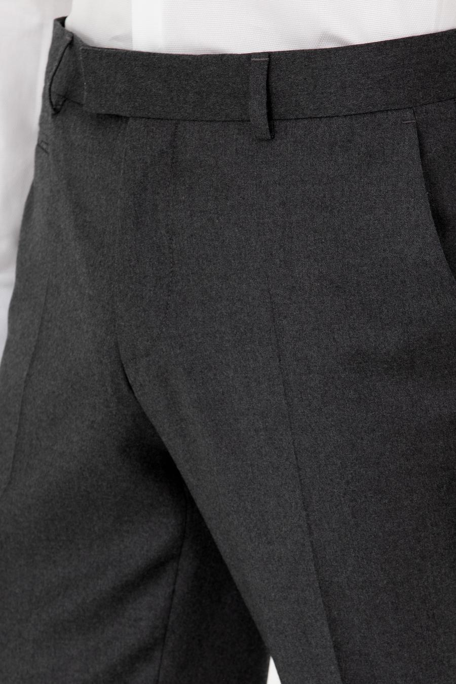 Antrasit Slim Fit Yün Karışımlı Kumaş Pantolon - 50270151018
