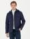 Lacivert Kapüşonlu Slim Fit Mont