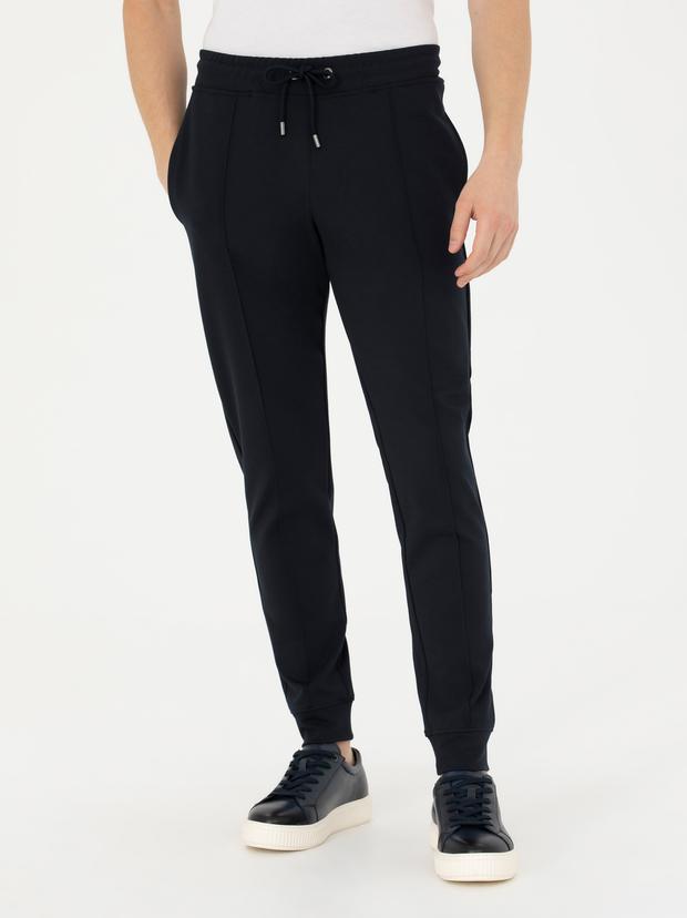 Lacivert New Slim Fit Eşofman Altı
