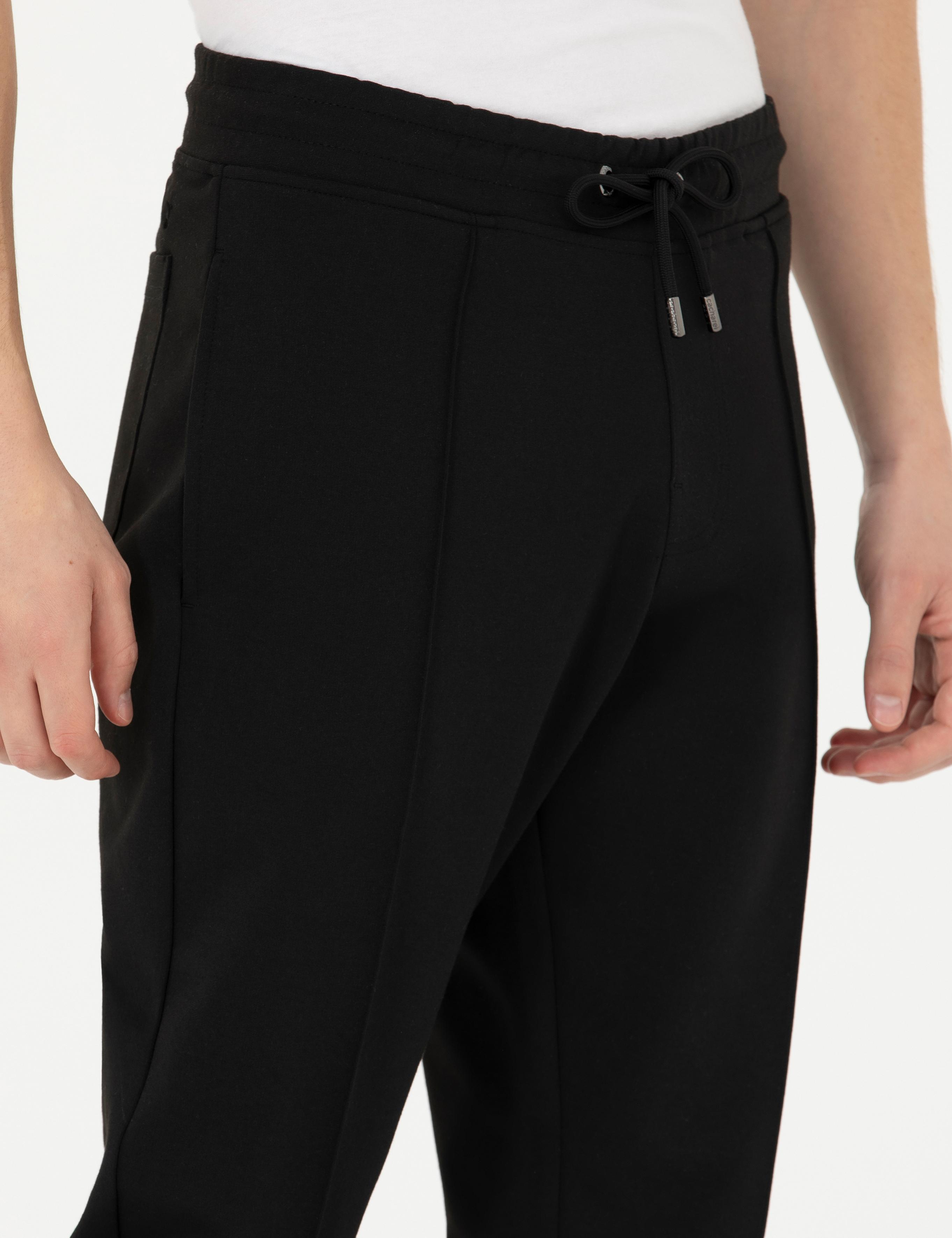 Siyah New Slim Fit Eşofman Altı - 50277826019