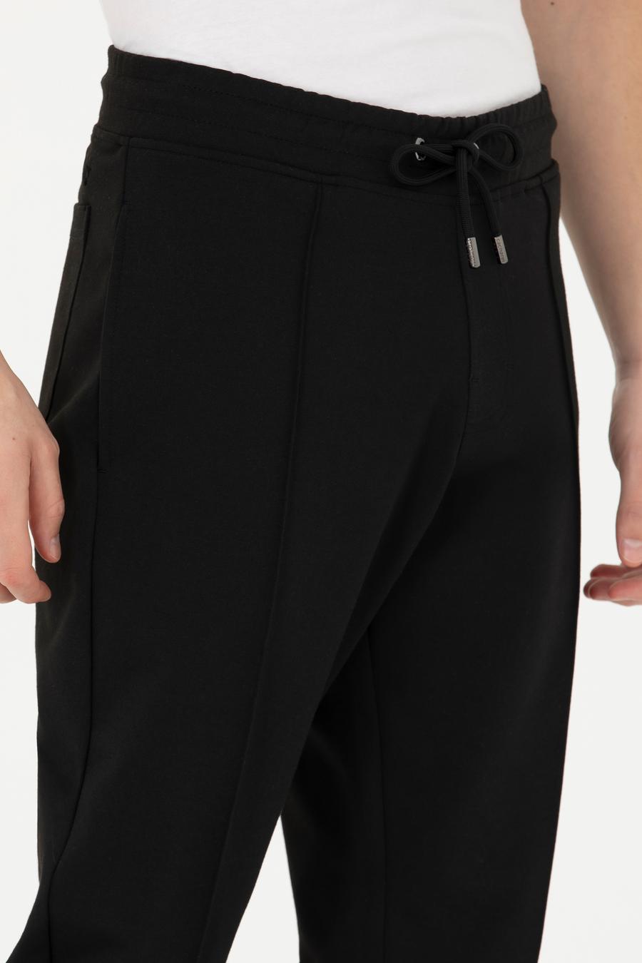 Siyah New Slim Fit Eşofman Altı - 50277826019