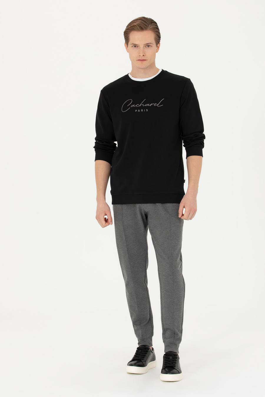 Gri Melanj New Slim Fit Eşofman Altı - 50277826005