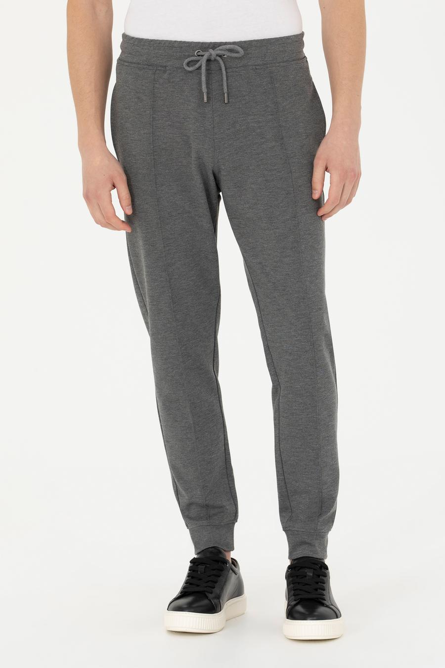 Gri Melanj New Slim Fit Eşofman Altı - 50277826005
