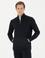 Lacivert Regular Fit Yarım Fermuarlı Cepli Sweatshirt