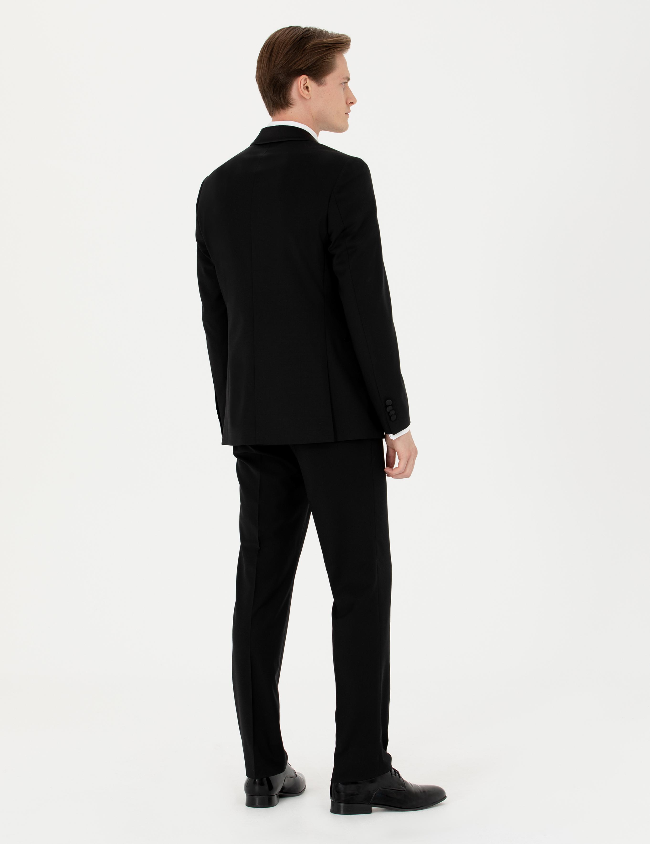 Siyah Slim Fit Smokin - 50283285011