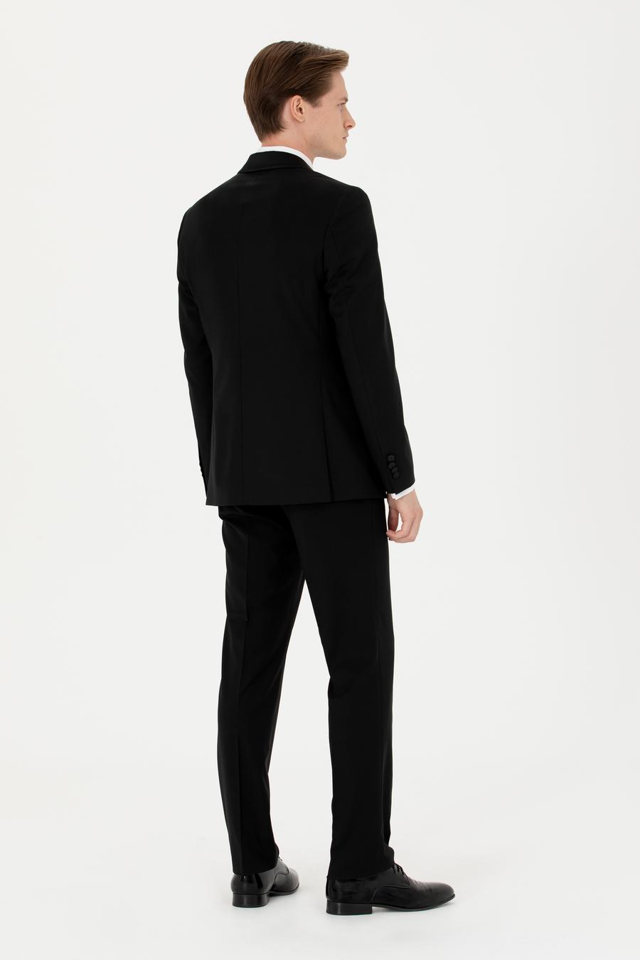 Siyah Slim Fit Smokin - 50283285011
