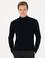 Lacivert Slim Fit Yarım Balıkçı Basic Triko Kazak