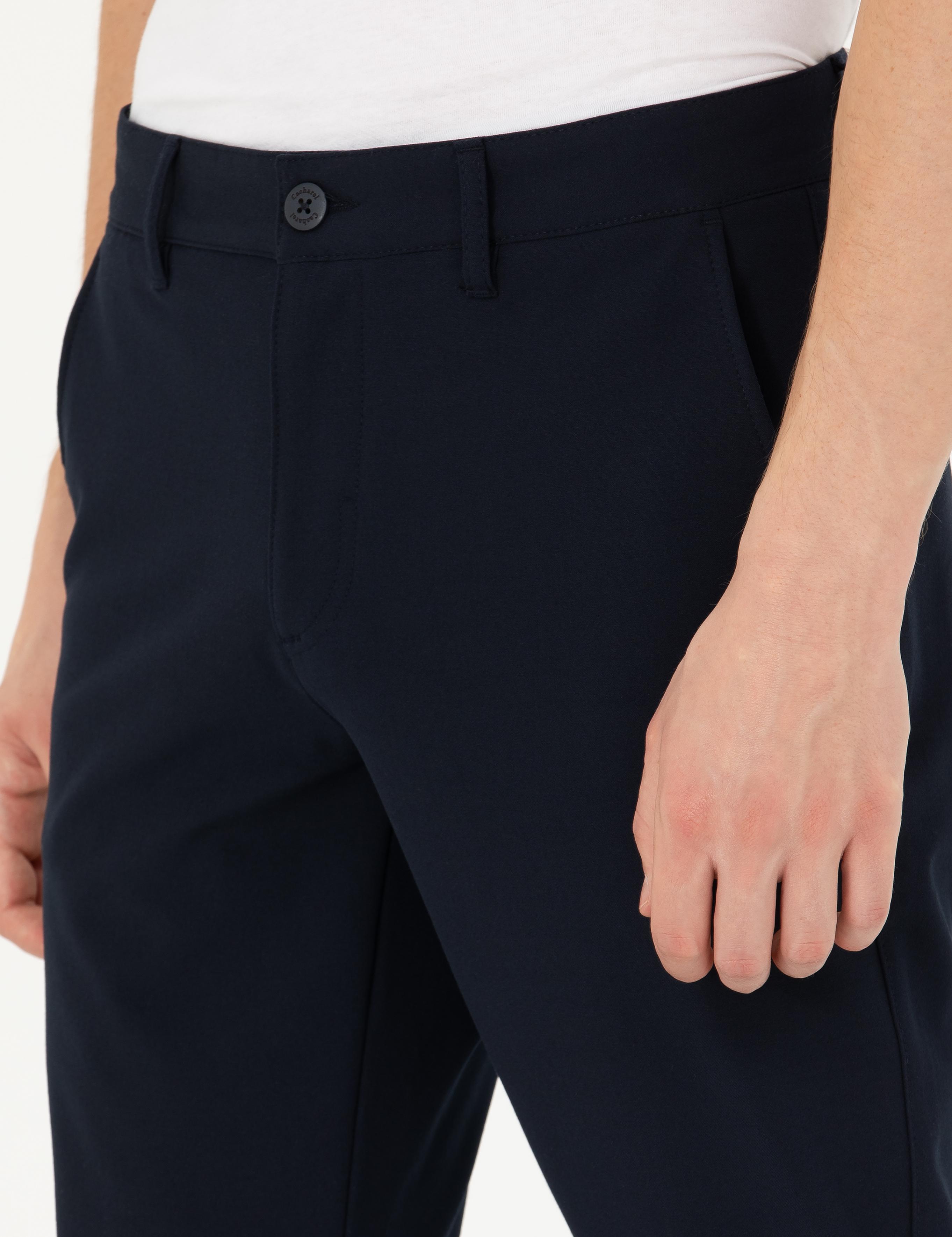 Lacivert Slim Fit Kanvas - 50274706108