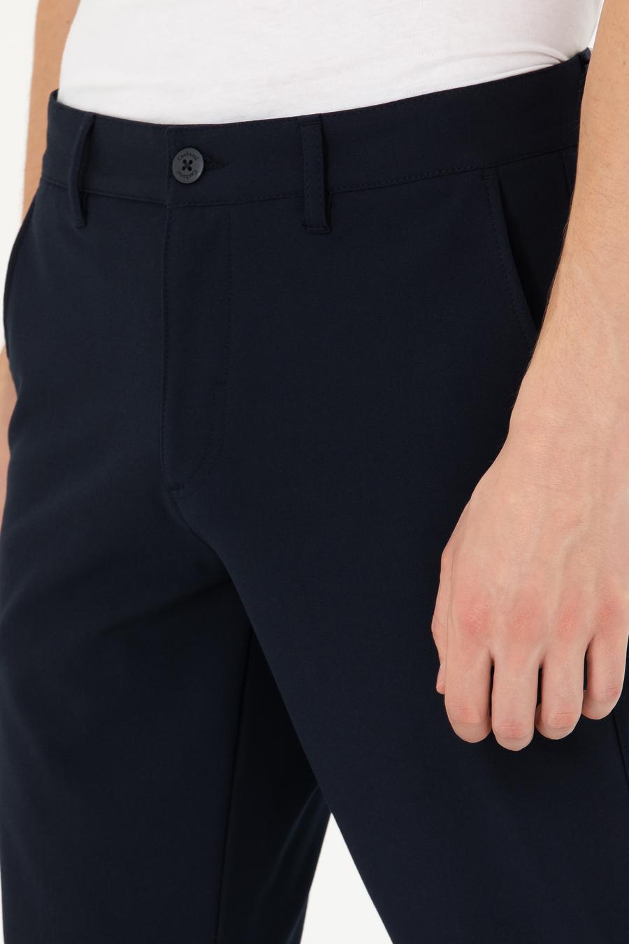 Lacivert Slim Fit Kanvas - 50274706108