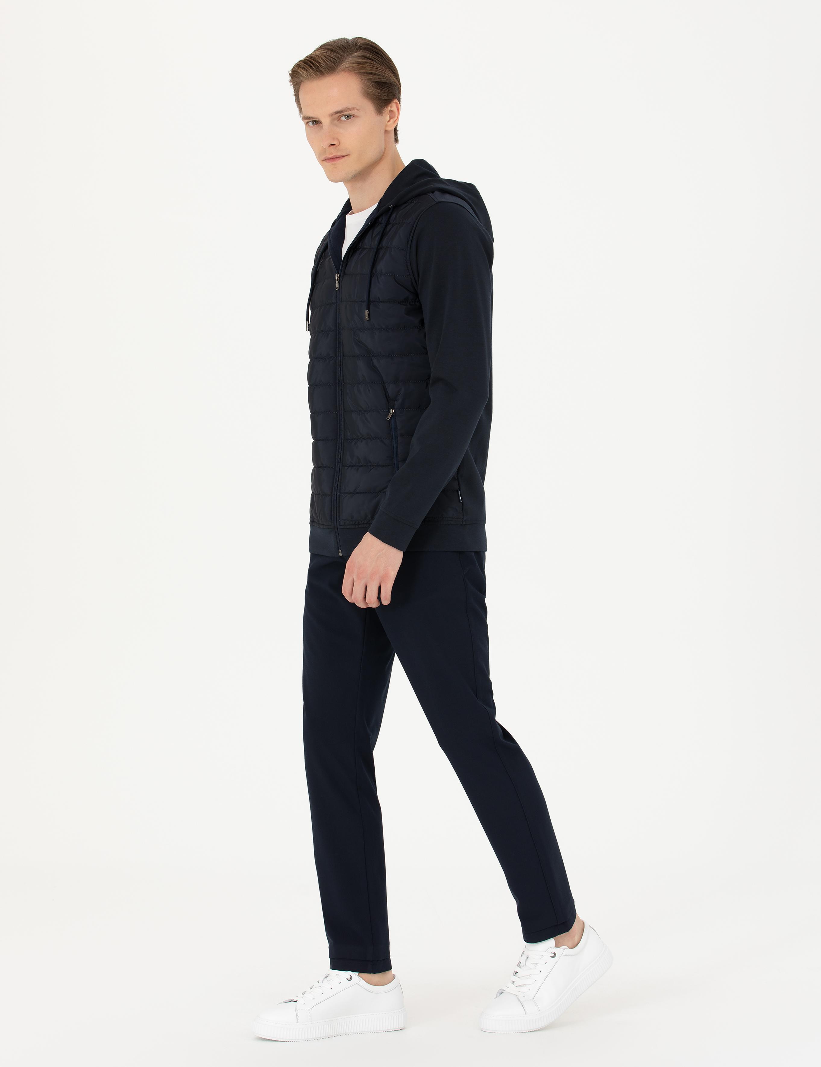 Lacivert Slim Fit Kanvas - 50274706108