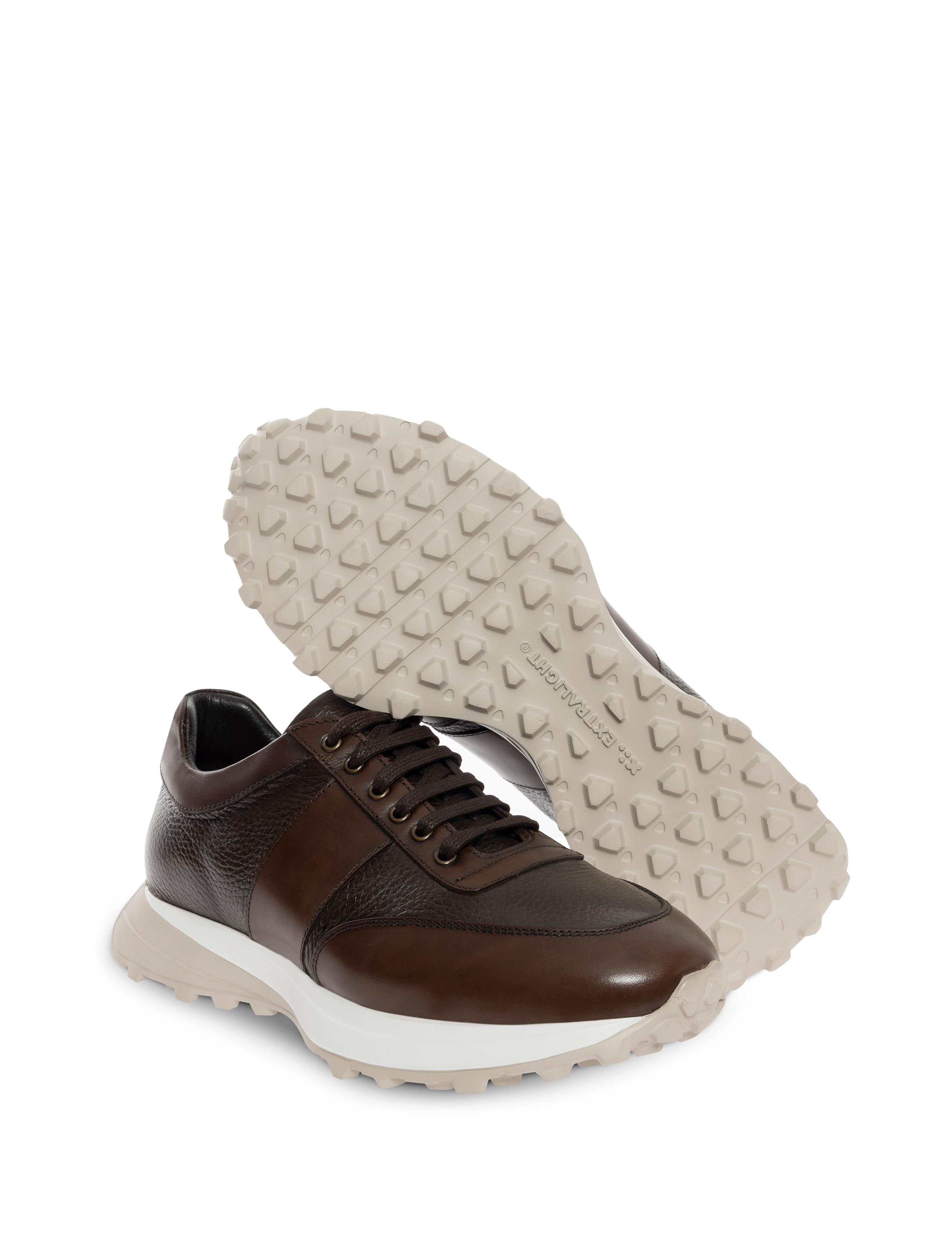 Kahverengi Eva Taban %100 Deri Sneaker Ayakkabı - 50277671014