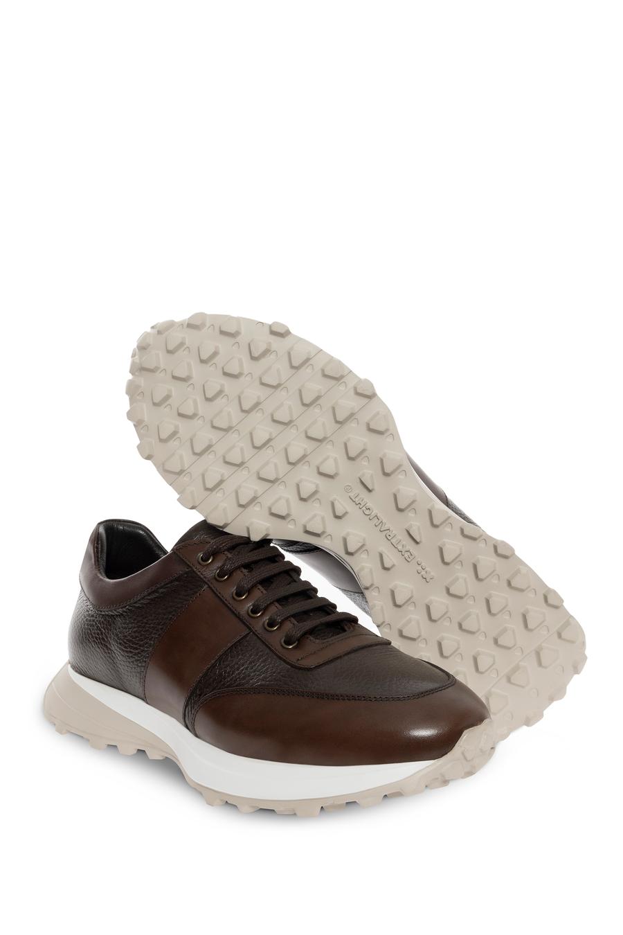 Kahverengi Eva Taban %100 Deri Sneaker Ayakkabı - 50277671014