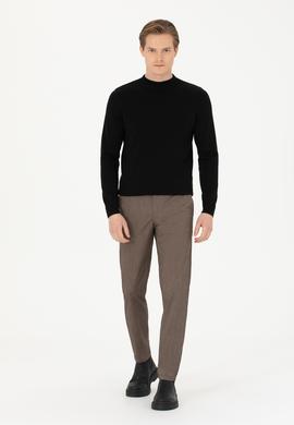 Kahverengi Slim Fit Kanvas Pantolon